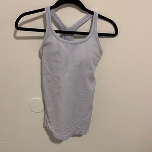Lululemon pastel blue Ebb to Strat tank size 4